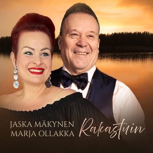 Jaska Makynen Marja Ollakka Rakastuin25cds Media Jaska Mäkynen ja Marja Ollakka, singlen Rakastuin kansi.